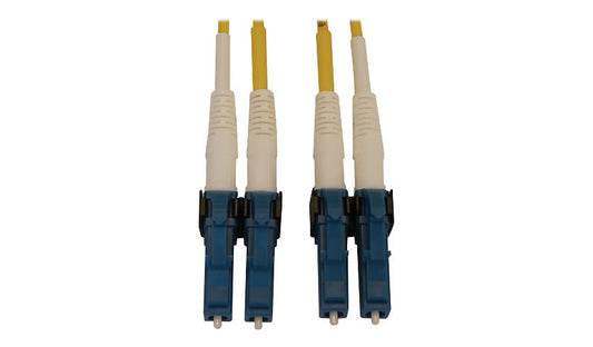 Tripp Lite (Eaton) N370X-03M 3m (9.8ft) LC/UPC to LC/UPC 400G OS2 Single Mode Duplex Switchable Fiber Cable, 9/125, LSZH, Yellow
