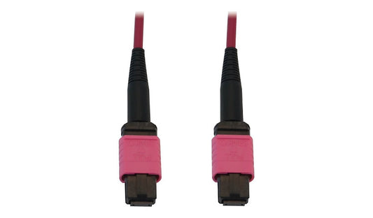 Tripp Lite (Eaton) N845B-03M-12-MG 3m (9.8ft) 12 Fiber MTP/MPO PC Female to Female OM4 Multimode Fiber Cable, 100G, 50/125, LSZH, Magenta