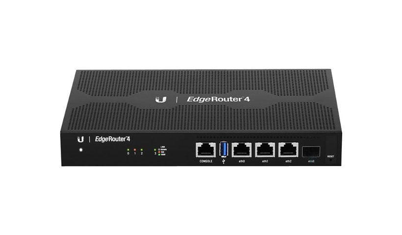 Ubiquiti EdgeRouter 4 ER-4 Gigabit Router SFP EdgeOS 3.4 Mpps