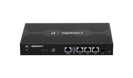 Ubiquiti EdgeRouter 4 ER-4 Gigabit Router SFP EdgeOS 3.4 Mpps