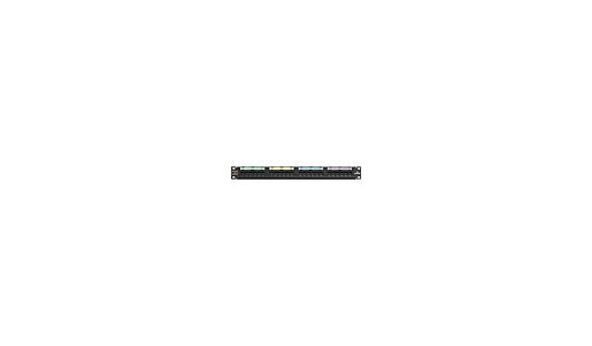Leviton 49012-J24 24-Port Voice-Grade Patch Panel 8P2C Jacks 25-Pair Connector