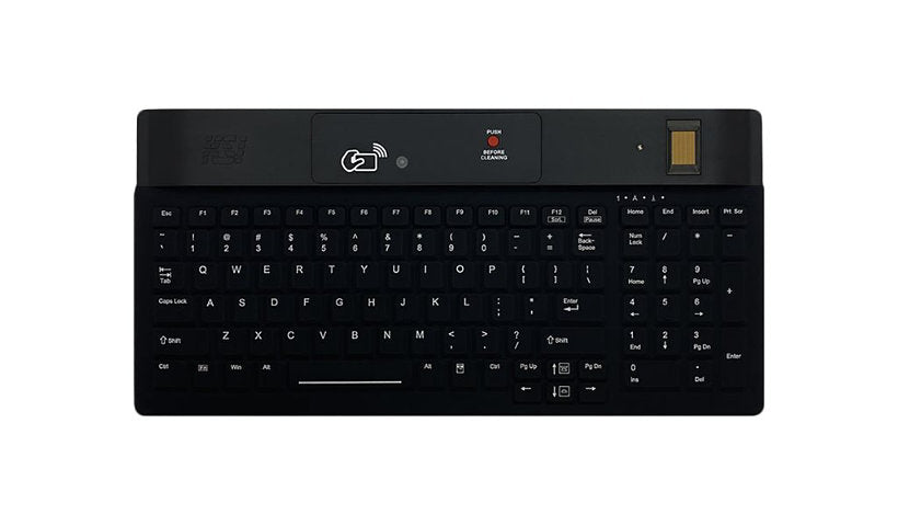 Key Source KSI-1802R SX HFFFB-21 Medical Keyboard WaveID Plus Prox Black