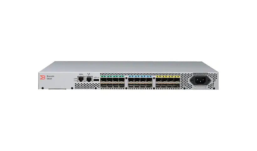Brocade G610 BR-G610-8-32G-5-LNDP 8-Port 32G Fibre Channel Switch, AC
