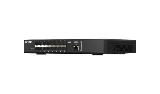 QNAP QSW-M5216-1T 16-Port 25GbE SFP28 Managed Switch, 1x 10GbE RJ-45