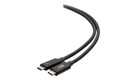 C2G C2G28887 Thunderbolt 4 USB-C Cable 6.6 ft 40Gbps 100W Lifetime Warranty