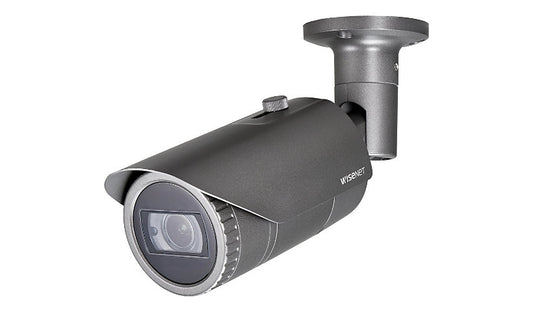 Hanwha Vision QNO-6082R1 2MP Bullet Camera 3.2-10mm Motorized IR 98 ft