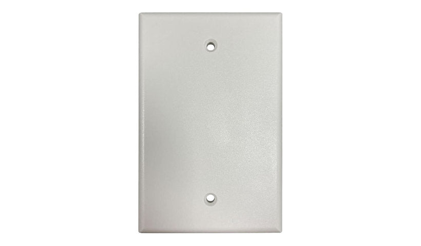 Eaton Tripp Lite Antibacterial Blank Wall Plate, Ivory Matte, TAA Compliant, N042AB-000-IVM