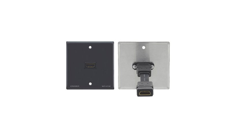 Kramer WP-H1M(WP-HDMI1M)/US(W) WP-H1M Passive HDMI Wall Plate White