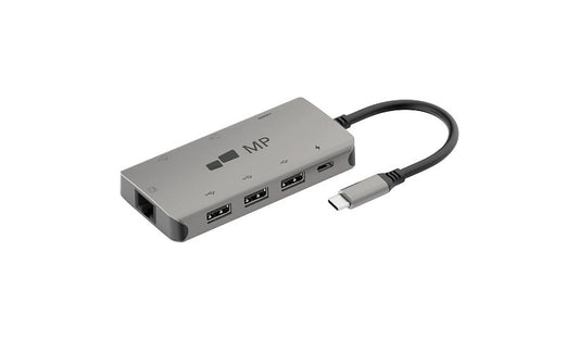 Mobile Pixels USB-C Hub (8-in-1), 4K HDMI, Ethernet, 100W PD, SD/microSD