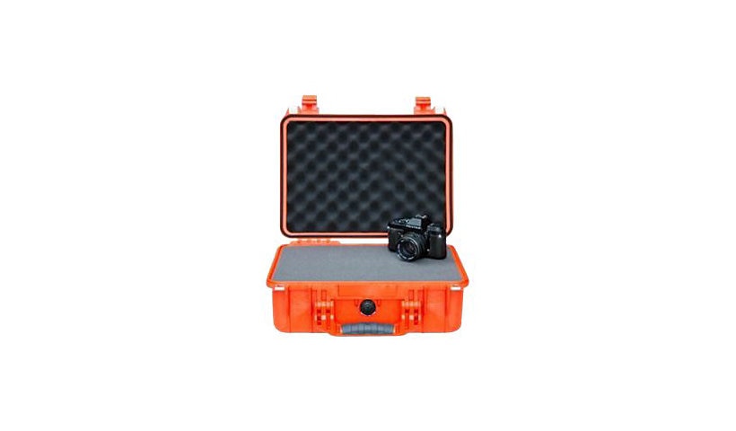 Pelican Protector Case 1450 1450-000-150 with Pick N Pluck Foam, Orange