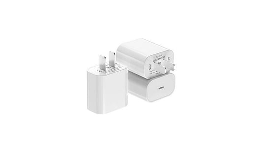 B3E AP-C20W 20W USB-C PD Charger Pack of 3 1 Year