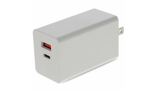 Proline 65W Dual Port Charger USB-C and USB-A White USAC2USB20V3AW-PRO 3 Year