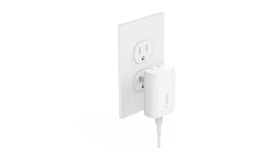 Belkin 30W USB-C Charger with USB-C to Lightning Cable WCA005DQ1MWH-B5 2 Year