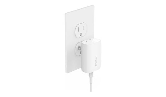 Belkin 30W USB-C PD Wall Charger with USB-C Cable White WCA005DQ1MWH-B6 2 Year