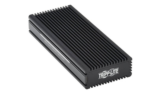 Tripp Lite USB-C to M.2 NVMe/SATA SSD Gaming Enclosure, 10Gbps, M-Key, LEDs