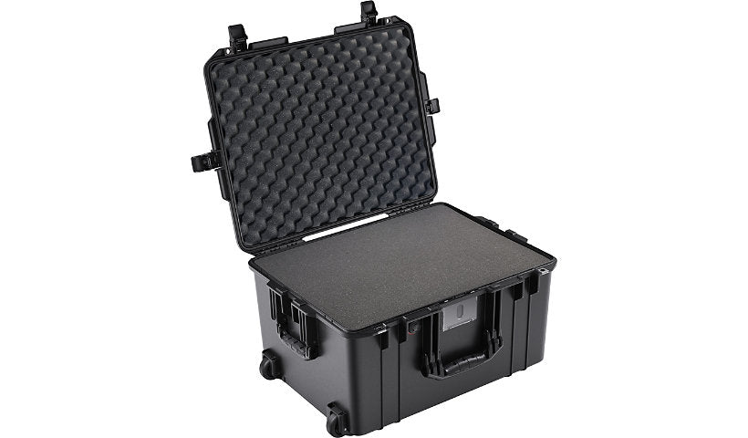 Pelican Air 1607 016070-0001-110 Wheeled Carry-On Hard Case with Foam, Black