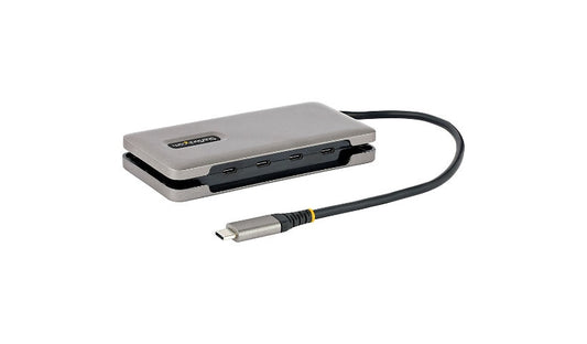 StarTech.com 4-Port USB-C Hub, 4x USB-C 10Gbps, 100W PD Pass-Through, 12.6 in