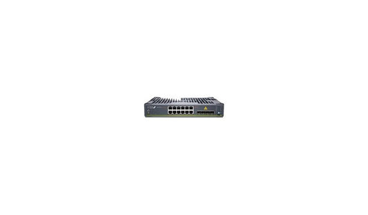 Juniper EX4100-F-12P 12-Port Gigabit PoE+ Fanless Switch, 10G Uplinks, 300W