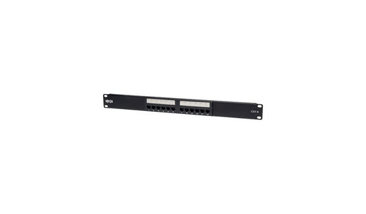 Tripp Lite N252-012 12-Port Cat6 110 Punch-Down Patch Panel Lifetime Warranty