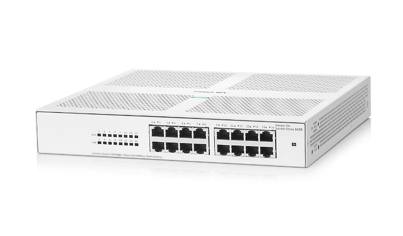HPE Networking Instant On 1430 R8R47A 16-Port Gigabit Unmanaged Switch