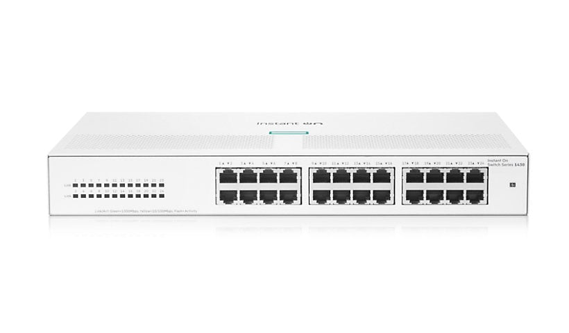 HPE Instant On 1430 R8R49A 24-Port Gigabit Unmanaged Switch, Fanless
