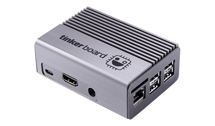 ASUS 90ME0060-M0XAY0 Fanless Aluminum Case for Tinker Board, Gun Gray