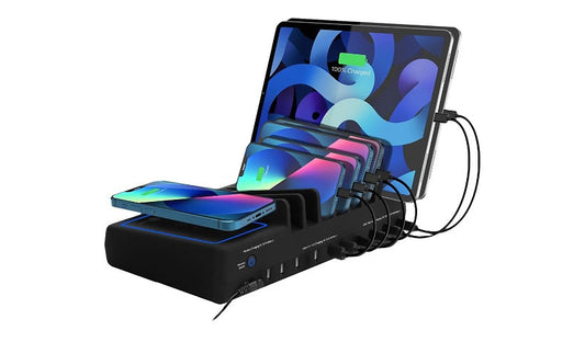 SIIG 150W 10 Port USB Charging Station with Wireless Pad AC-PW1R11-S1 1 Year