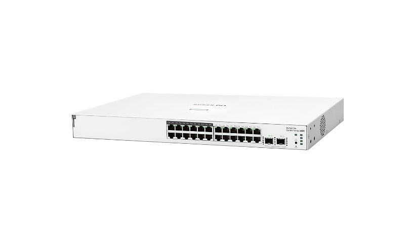 HPE Instant On 1830 JL813A 24G 12p Class 4 PoE 2SFP 195W Smart Switch