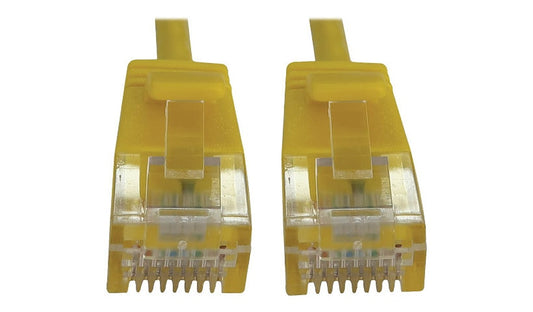 Tripp Lite N261-S06-YW Cat6a Slim Snagless UTP Ethernet Patch Cable 6 ft Yellow