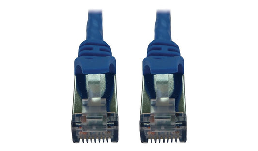 Tripp Lite N262-S03-BL Cat6a 10G Slim Shielded Snagless Patch Cable 3 ft Blue
