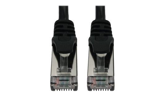 Tripp Lite N262-S15-BK Cat6a 10G Slim Shielded Snagless Patch Cable 15 ft