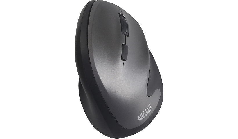 Adesso iMouse A20 Antimicrobial Wireless Vertical Ergonomic Mouse 1 Year