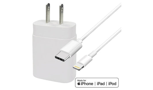 4XEM 25W USB-C Charging Kit 3 ft MFi Lightning Cable White 4XIPADKITC3 1 Year