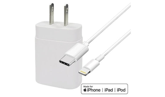 4XEM 25W USB-C Charging Kit 3 ft MFi Lightning Cable White 4XIPHN12KIT3 1 Year