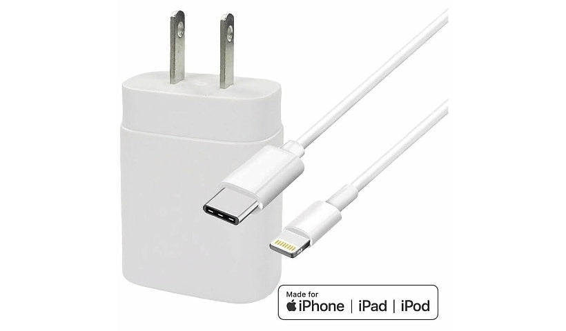 4XEM 25W USB-C Charging Kit 6 ft MFi Lightning Cable 4XIPHN12KIT6 1 Year