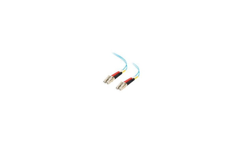 Quiktron Value Series 852-LL2-017RHK 5m (16.4ft) LC to LC 10Gb OM3/OM4 Multimode Duplex Fiber Patch Cable, 50/125, TAA, Red