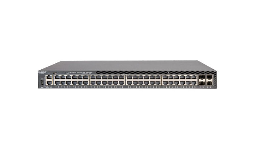 Ruckus ICX 8200 ICX8200-48PF2-E 48-Port Gigabit PoE+ Switch, 4x 25G, 740W