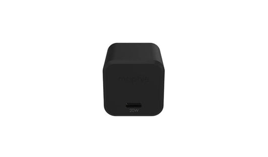 mophie speedport 20 20W GaN USB-C Cube Charger Black 409909293 2 Year