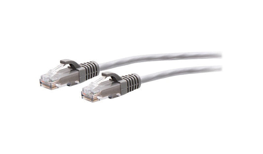 C2G C2G30120 Cat6a Slim Snagless UTP Ethernet Patch Cable 10 ft Gray