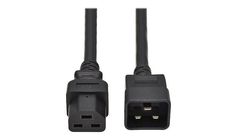 Tripp Lite P035-006 C20 to C21 Heavy-Duty Power Cord 6 ft 20A Lifetime Warranty