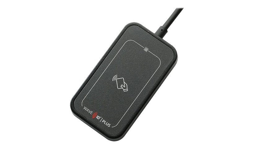 RF IDeas WAVE ID Plus Mini V3 Keystroke USB Reader 13.56 MHz Black