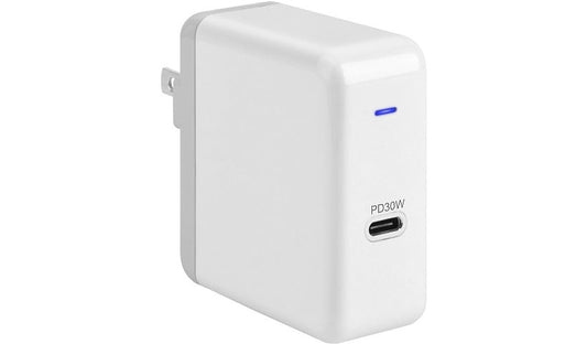 4XEM 30W USB-C PD 3.0 QC 3.0 Wall Charger White 4XUSBCPOWER30W 1 Year