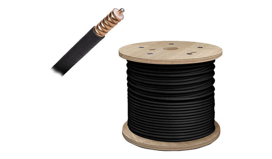 Wilson 952006 1/2 in Coaxial Cable 500 ft Spool Low Loss up to 8.8 GHz 5 Year