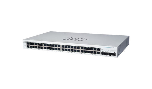 Cisco Business 220 CBS220-48FP-4X 48-Port PoE+ Smart Switch, 4x 10G, 740W