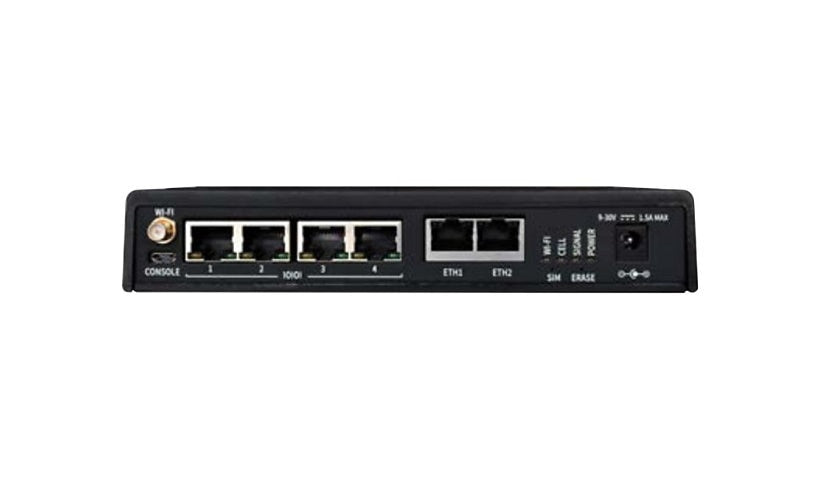 Digi Connect EZ 4i EZ04-IAG4-EXT Industrial 4 Port Serial Server with LTE