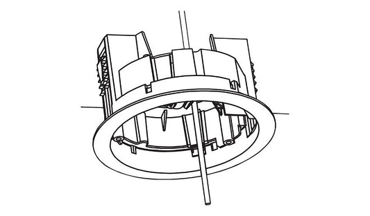 Pelco SLSPCIL-1001 In-Ceiling Mount Adapter for Sarix Pro 4 Dome