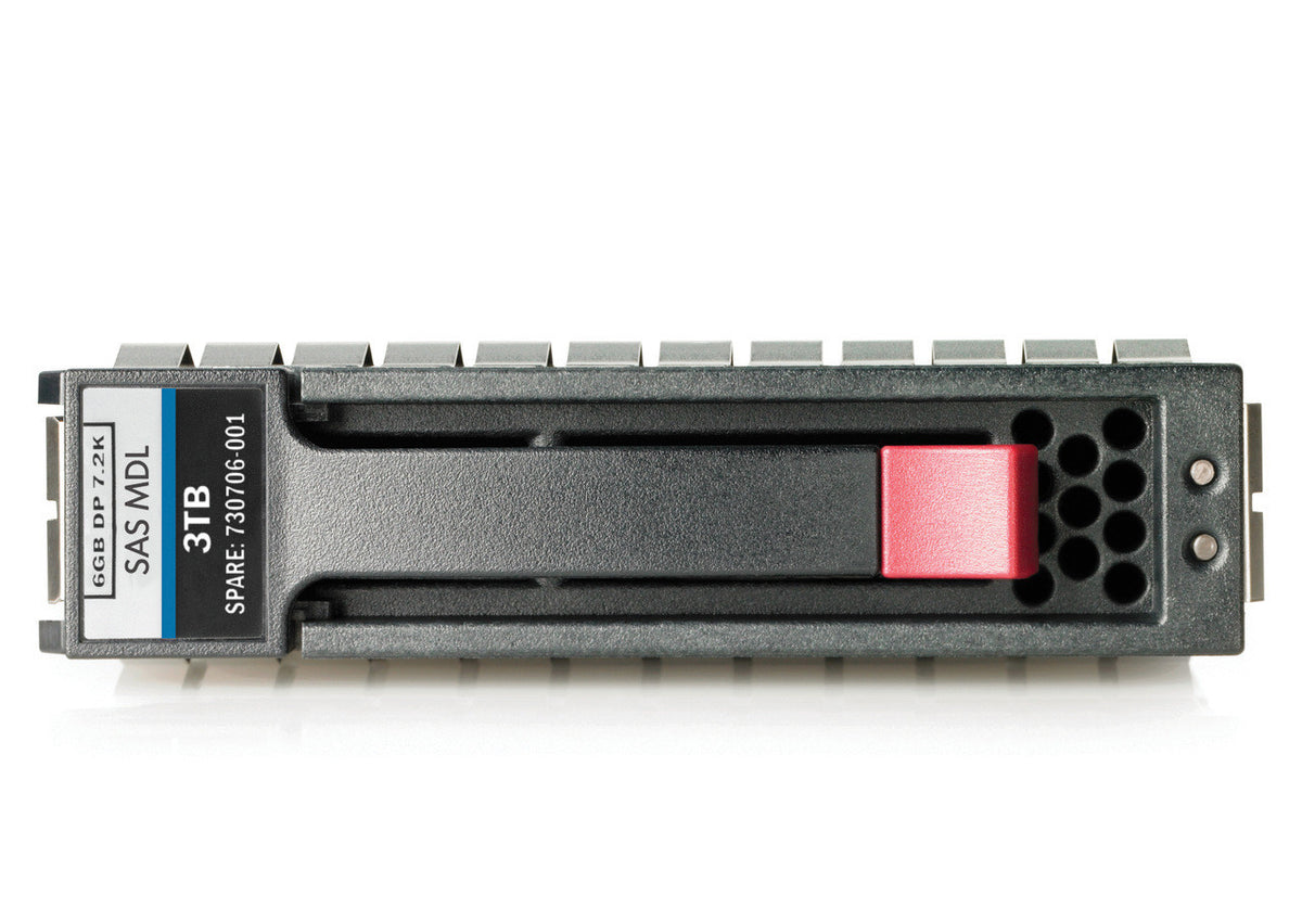 HPE 730706-001 1TB SAS 6Gbps 7.2K RPM 2.5in SFF Dual Port Midline HDD for MSA