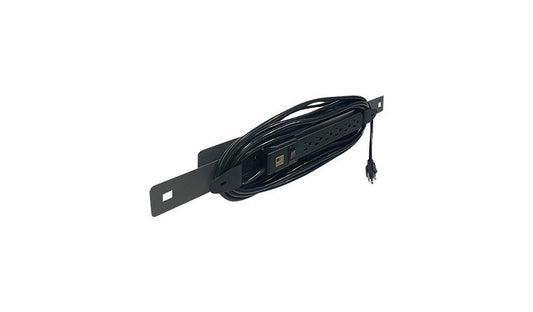 Bretford ETCE6-SB 6-Outlet Power Strip for Explorer TV Carts