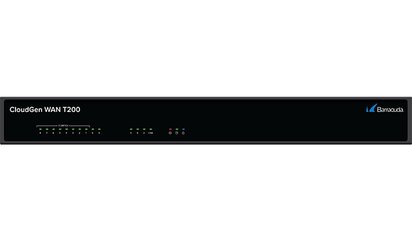 Barracuda CloudGen WAN T200C Appliance CGW-T200C, SD-WAN, 12 x 1G