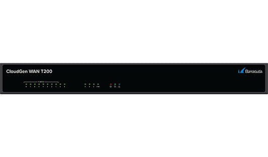 Barracuda CloudGen WAN T200C Appliance CGW-T200C, SD-WAN, 12 x 1G